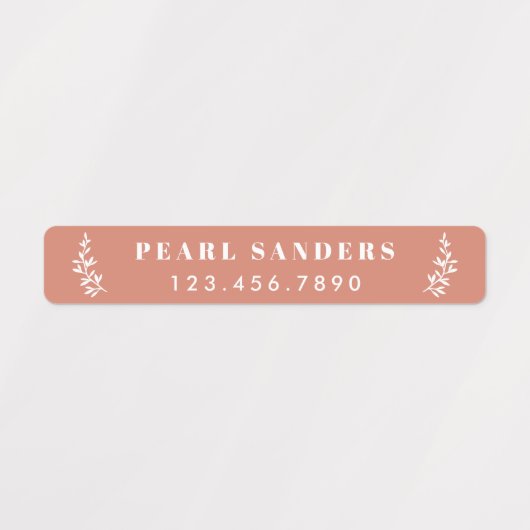 Étiquettes de nom étanche Boho tendance (Design 2)