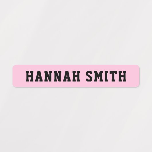 Étiquettes de nom étanche pour enfants simples (Design 2)