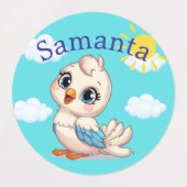Étiquettes de nom imperméables pour bébé et enfant (Design 1)