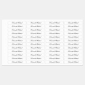 Étiquettes de nom personnalisables pour usage pers (Feuille)