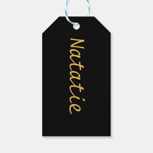 Étiquettes de nom pour cadeaux de fêtes de mariage (Dos)