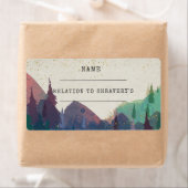 Étiquettes de nom pour invités de mariage élégant (En situation)