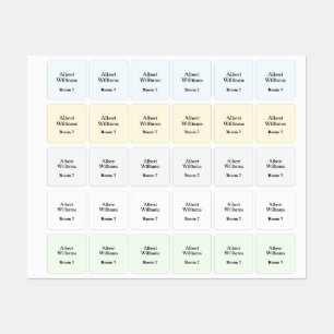 Étiquettes de nom pour vêtements de maison de retr