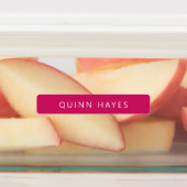 Étiquettes de nom rose (Apposé)