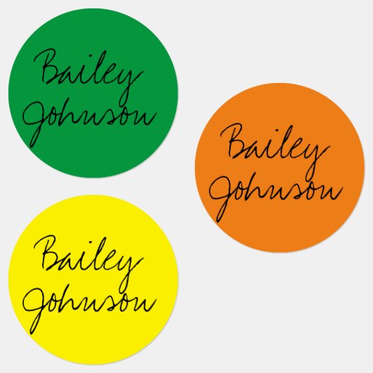 Étiquettes de noms personnalisés (Groupe)