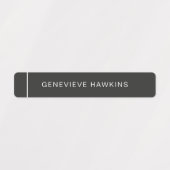 Étiquettes de noms simples liés (Design 1)