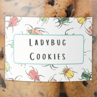 Étiquettes de nourriture pour la fête d'anniversai