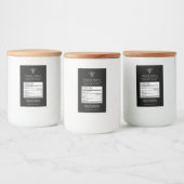 Étiquettes de nutrition du miel fait maison (Bouteilles)