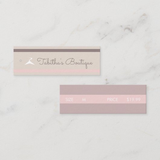 Étiquettes de packaging de marque de vêtements de (Devant / Derrière)