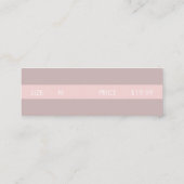 Étiquettes de packaging de marque de vêtements de (Dos)