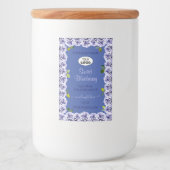 Étiquettes de packaging de produit bleu adorable L (Devant)