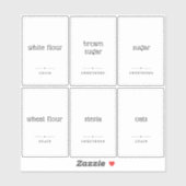 Étiquettes de panneaux personnalisés transparents  (Feuille)