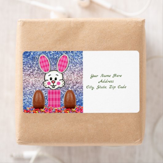 Étiquettes de Pâques (En situation)