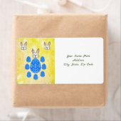 Étiquettes de Pâques (En situation)