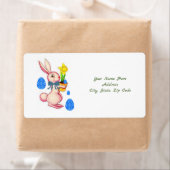 Étiquettes de Pâques (En situation)