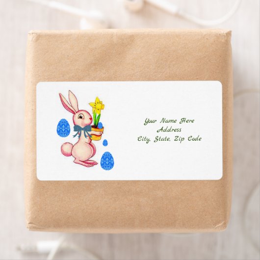 Étiquettes de Pâques (En situation)