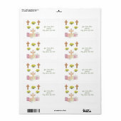 Étiquettes de Pâques (Feuille entière)