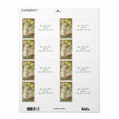 Étiquettes de Pâques (Feuille entière)