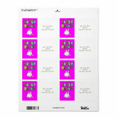 Étiquettes de Pâques (Feuille entière)