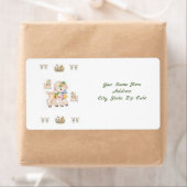 Étiquettes de Pâques (En situation)