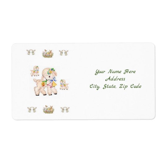 Étiquettes de Pâques (Devant)