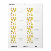 Étiquettes de Pâques (Feuille entière)