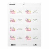 Étiquettes de Pâques (Feuille entière)