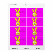 Étiquettes de Pâques (Feuille entière)