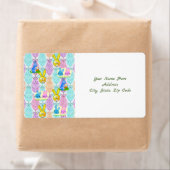 Étiquettes de Pâques (En situation)