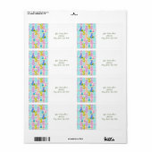 Étiquettes de Pâques (Feuille entière)