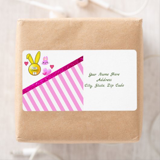 Étiquettes de Pâques (En situation)