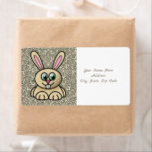 Étiquettes de Pâques (En situation)