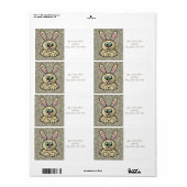 Étiquettes de Pâques (Feuille entière)