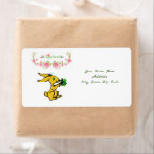 Étiquettes de Pâques (En situation)