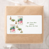 Étiquettes de Pâques (En situation)