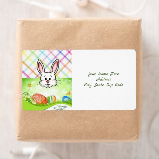 Étiquettes de Pâques (En situation)