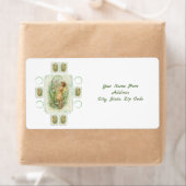 Étiquettes de Pâques (En situation)