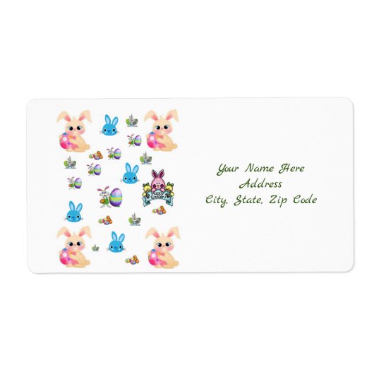 Étiquettes de Pâques (Devant)