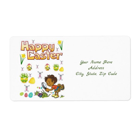 Étiquettes de Pâques (Devant)