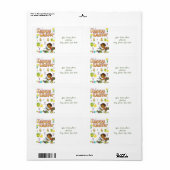 Étiquettes de Pâques (Feuille entière)