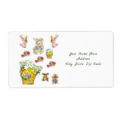 Étiquettes de Pâques (Devant)