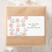 Étiquettes de Pâques (En situation)