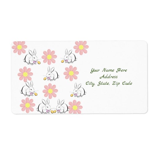 Étiquettes de Pâques (Devant)