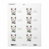 Étiquettes de Pâques (Feuille entière)