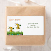 Étiquettes de Pâques (En situation)