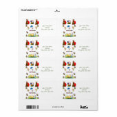 Étiquettes de Pâques (Feuille entière)