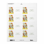 Étiquettes de Pâques (Feuille entière)