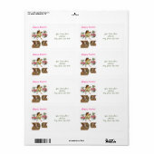 Étiquettes de Pâques (Feuille entière)