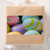 Étiquettes de Pâques (En situation)