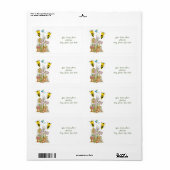 Étiquettes de Pâques (Feuille entière)